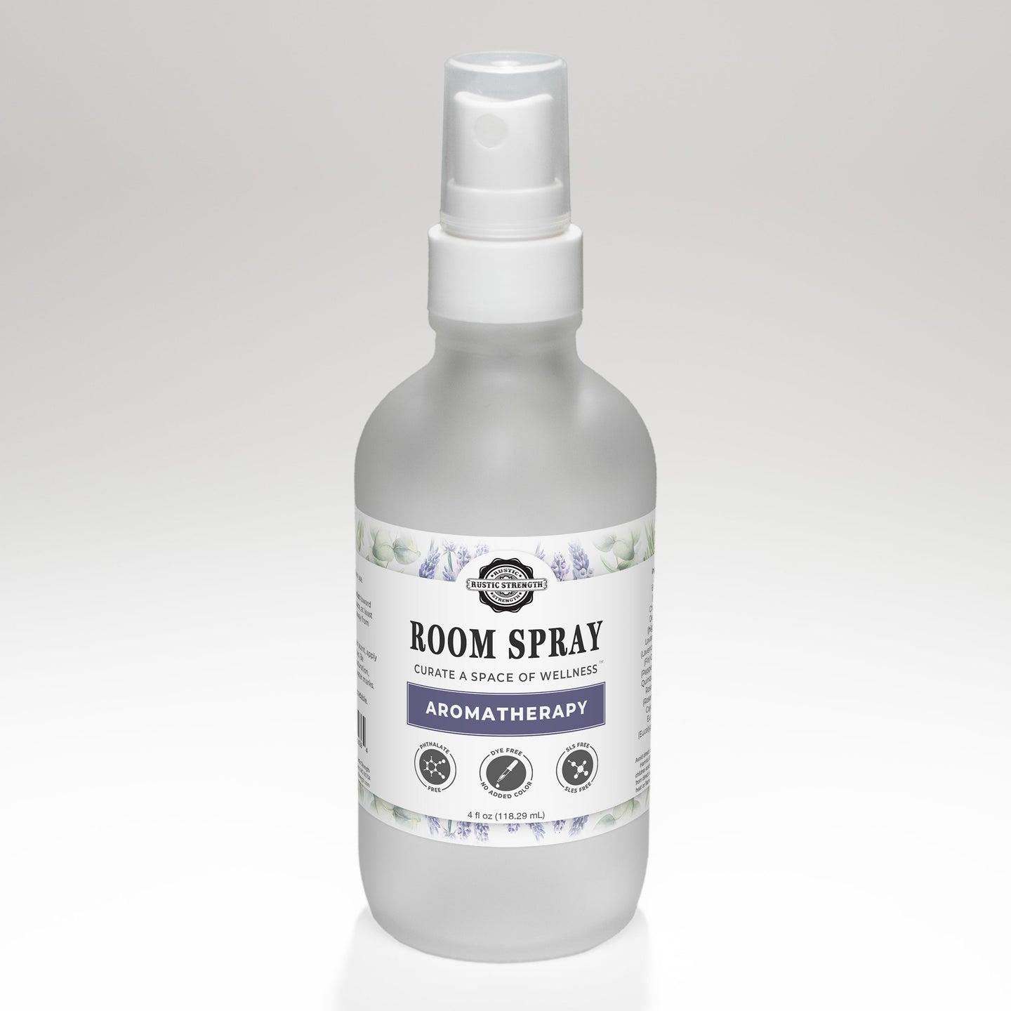 Rustic Strength Aromatherapy Room Spray promises a phthalate-free, dye-free, and SLES-free curated space of wellness.