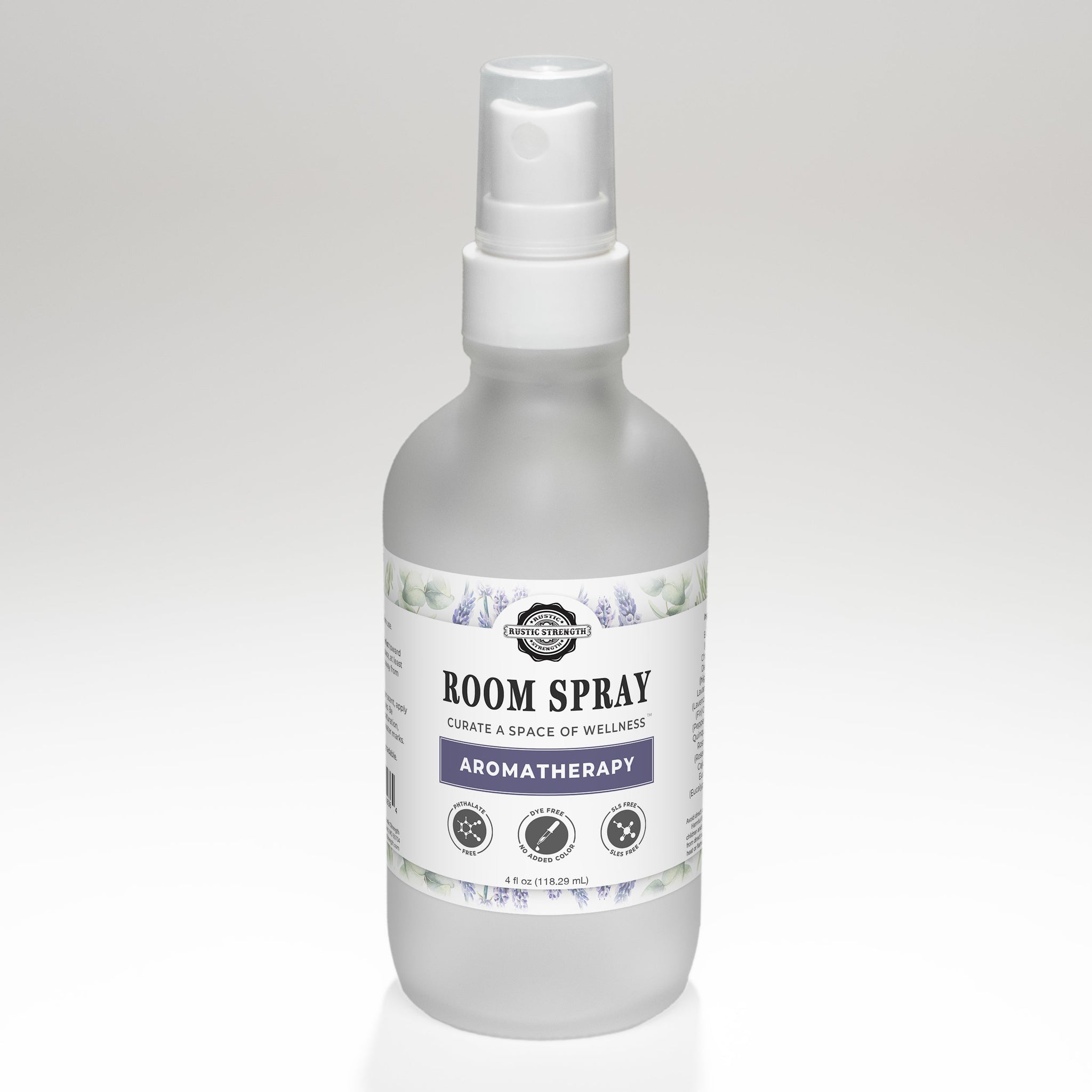 Rustic Strength Aromatherapy Room Spray promises a phthalate-free, dye-free, and SLES-free curated space of wellness.