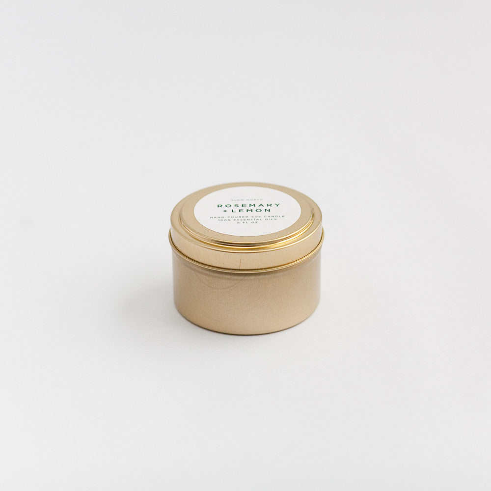 Rosemary + Lemon  Soy Wax Candle