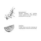 Rosemary + Lemon  Soy Wax Candle