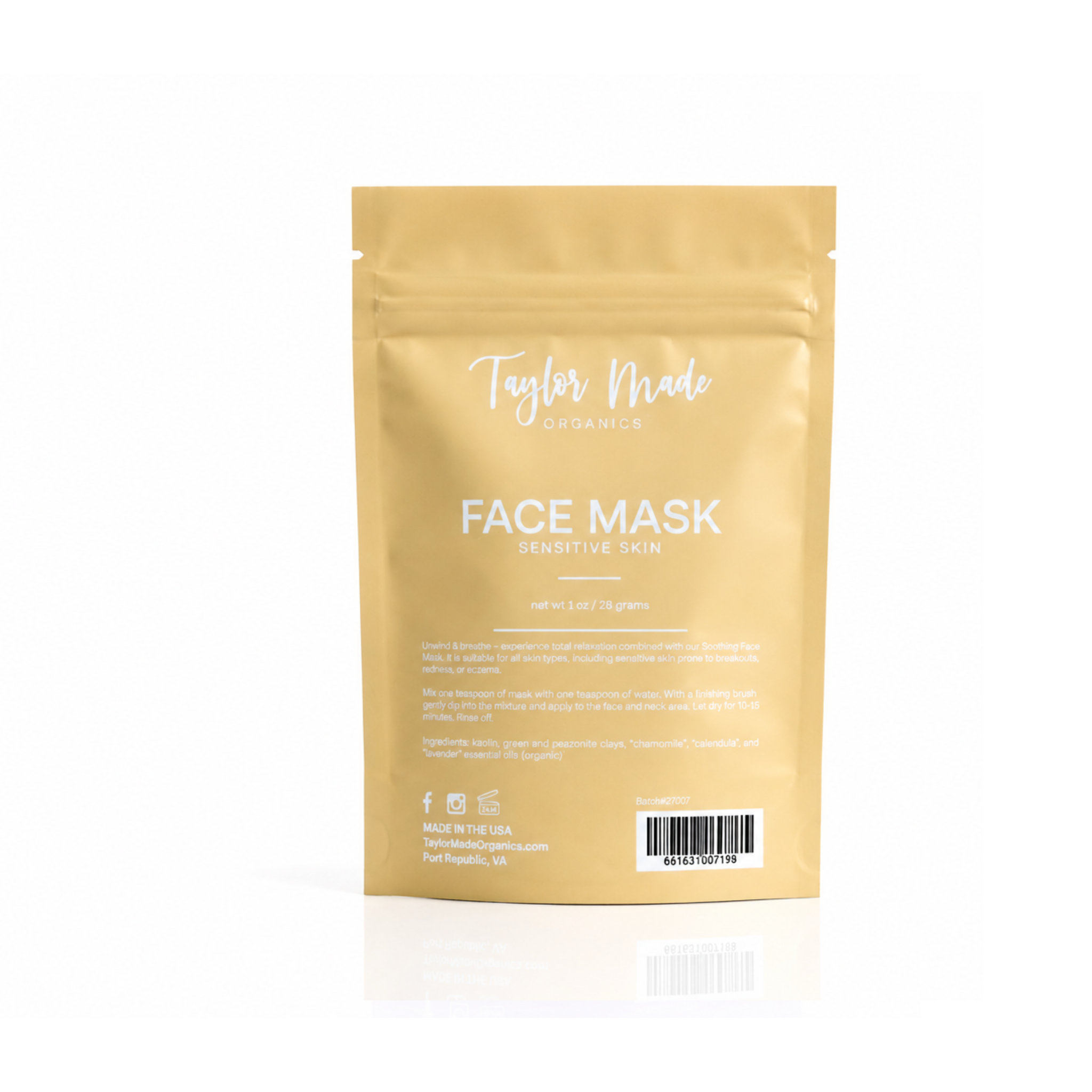 Sensitive Skin Face Mask