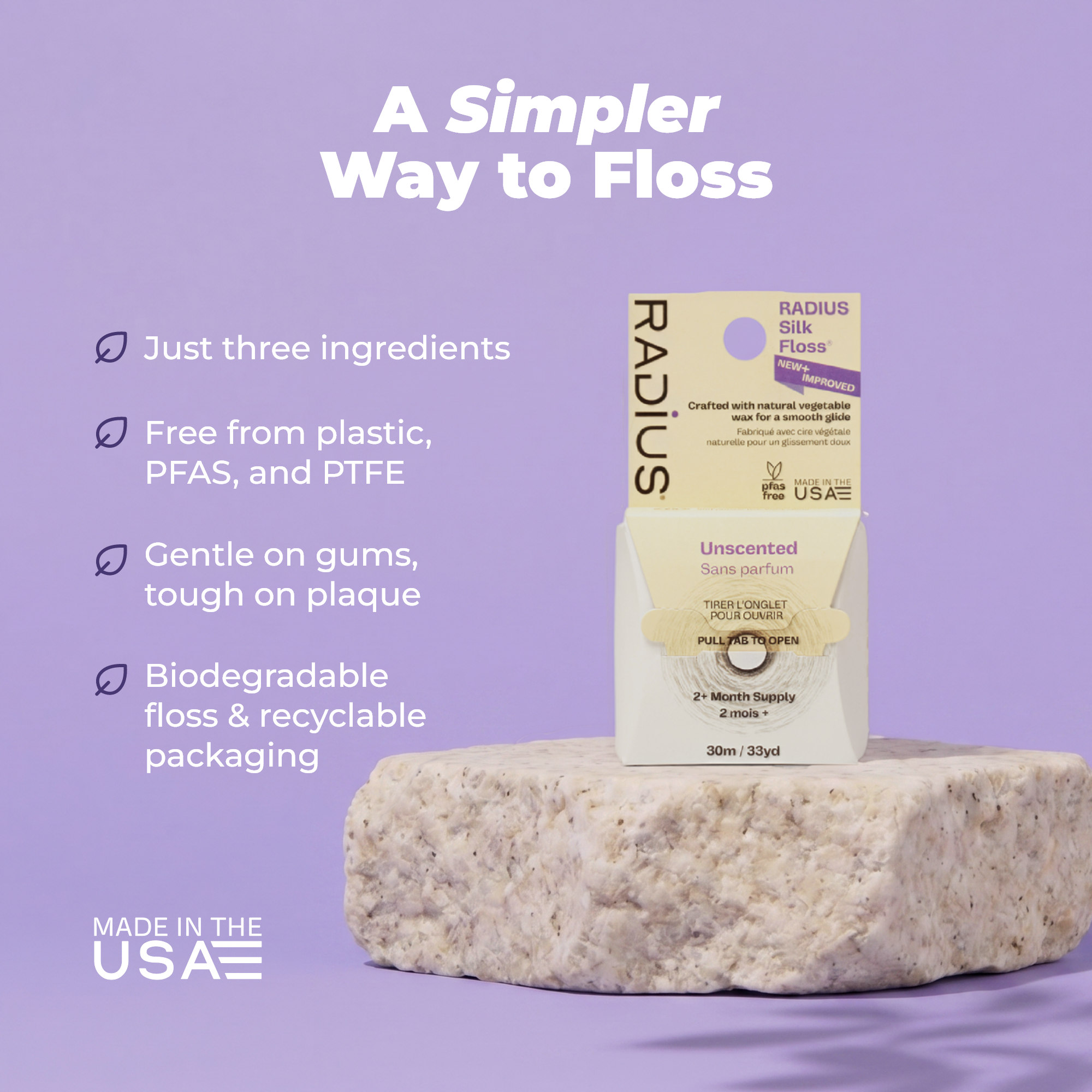 Natural Biodegradable Silk Floss™