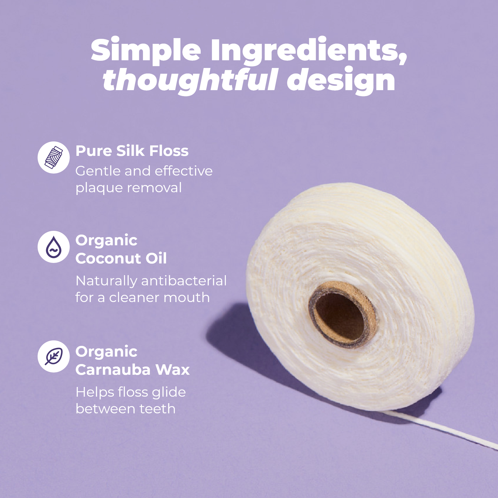 Natural Biodegradable Silk Floss™