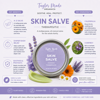 Skin Salve Organic | Burn + Diaper Rash