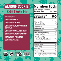 Almond Cookie Kids Bar