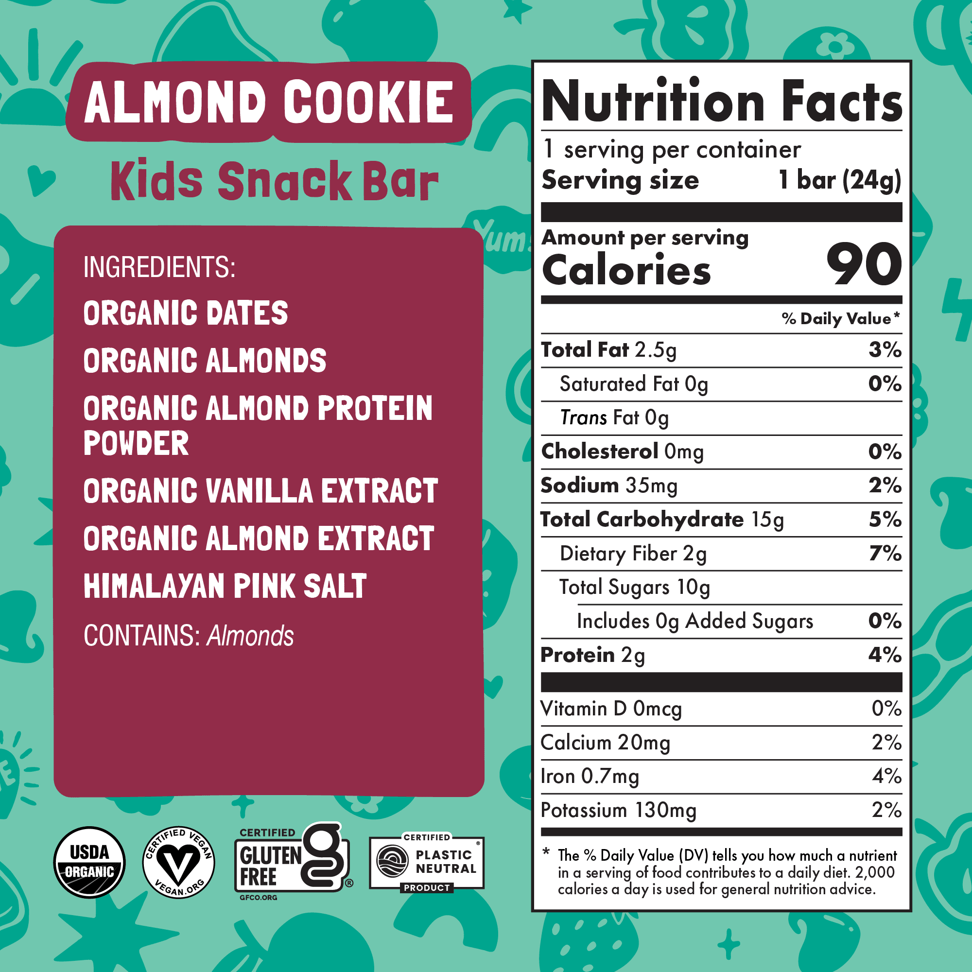 Almond Cookie Kids Bar