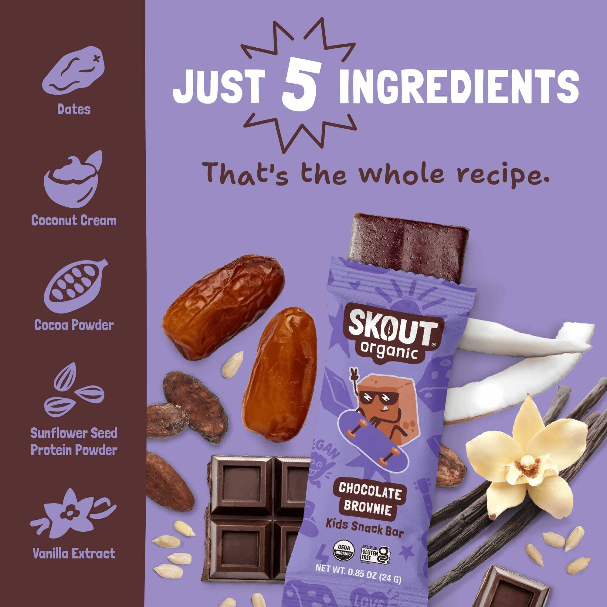 Chocolate Brownie Kids Bar