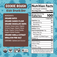 Cookie Dough Kids Bar