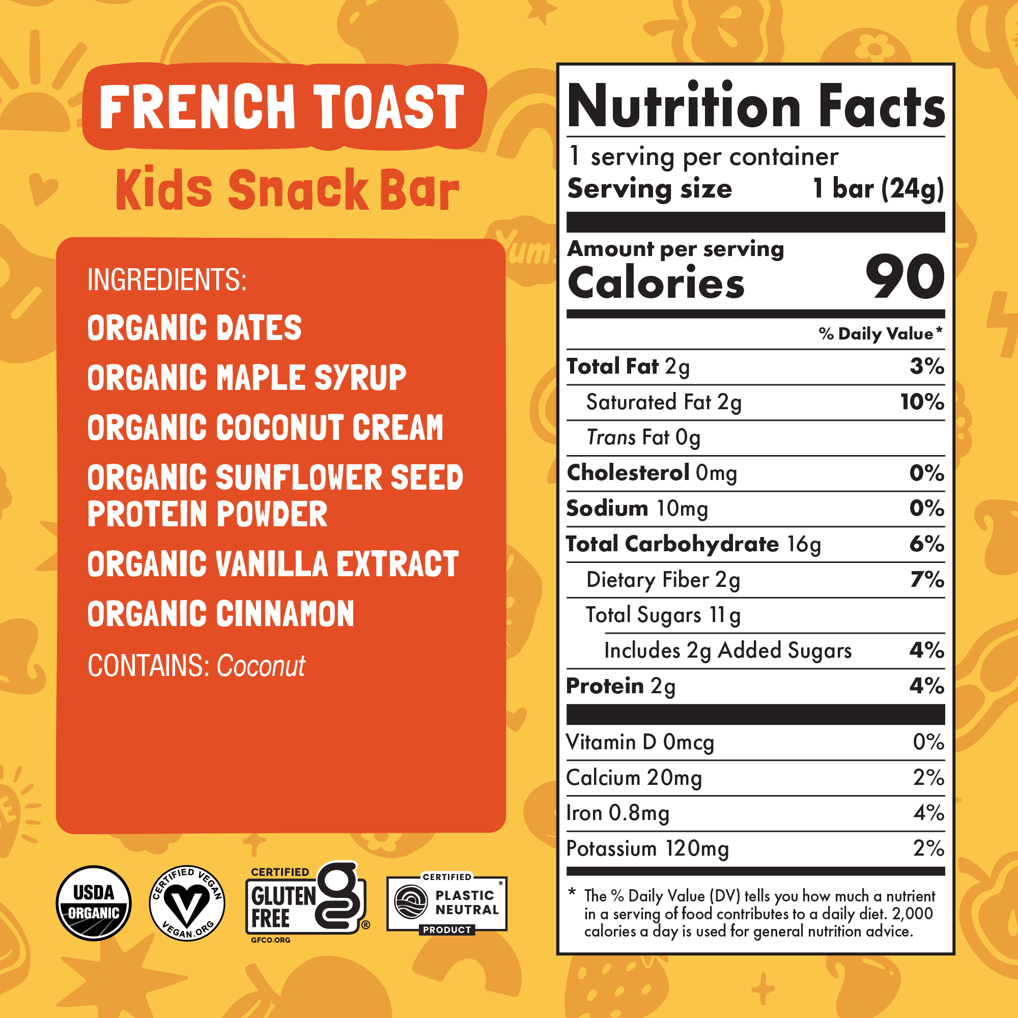 French Toast Kids Bar