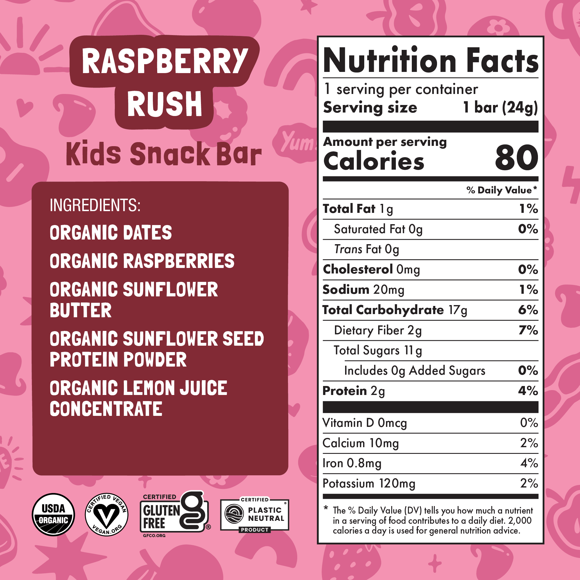 Raspberry Rush Kids Bar