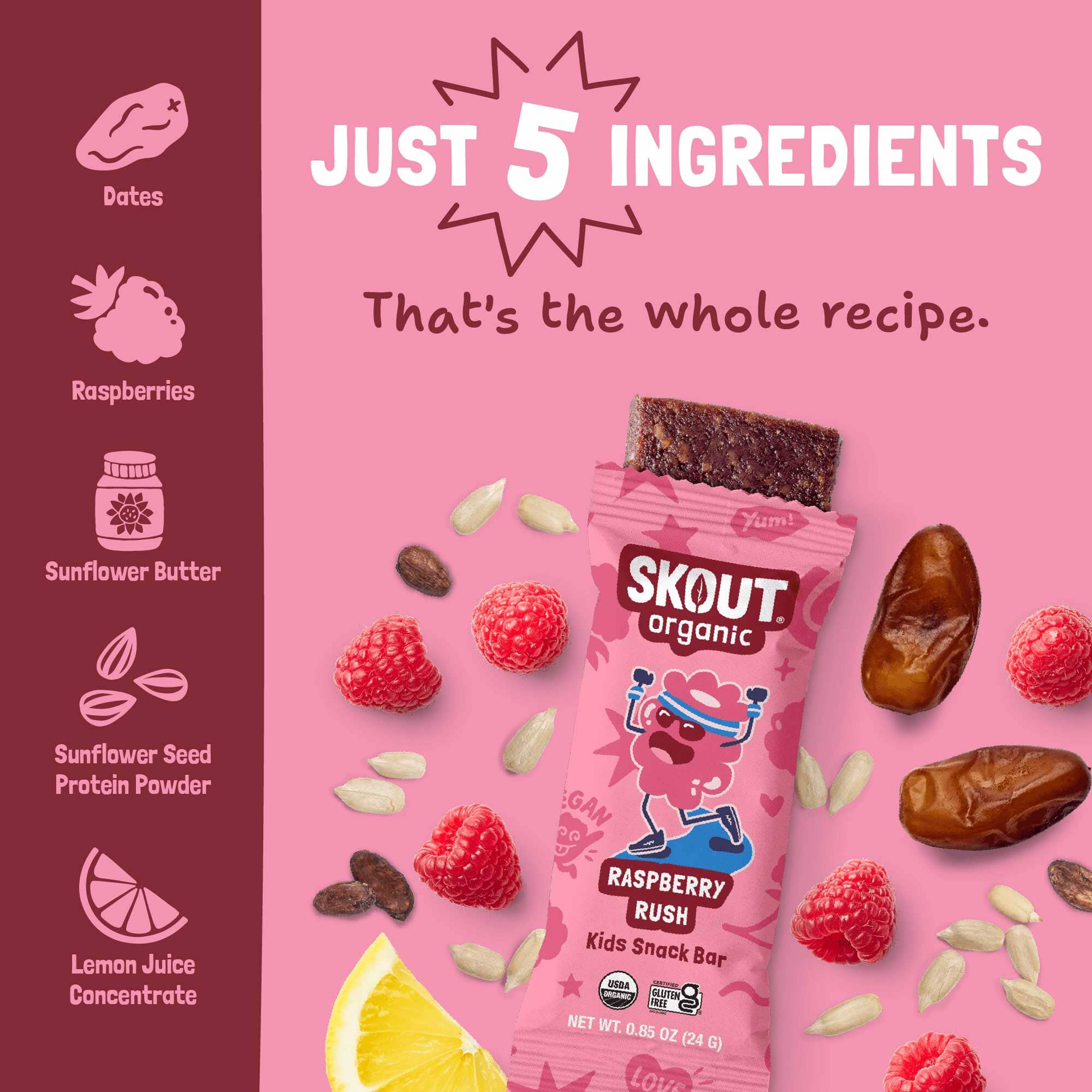 Raspberry Rush Kids Bar