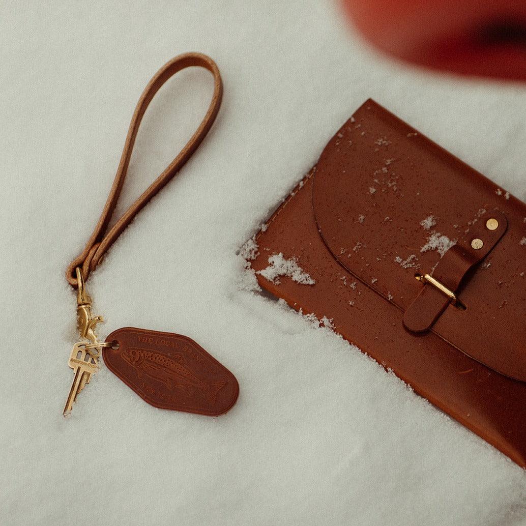 Leather Key Clip Loop