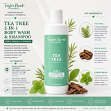 Tea Tree Organic Shampoo + Body Wash - Fungal / Candida