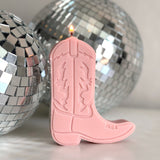cowboy boot shape candles