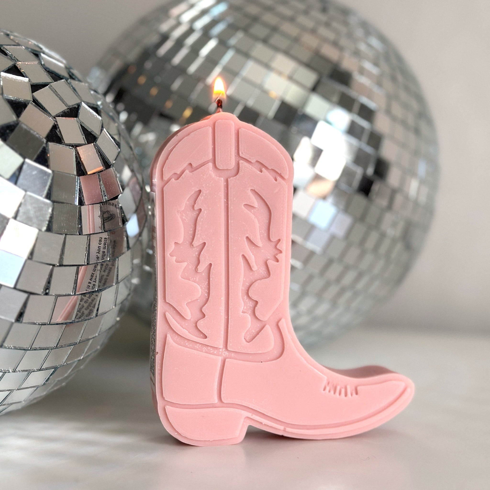 cowboy boot shape candles