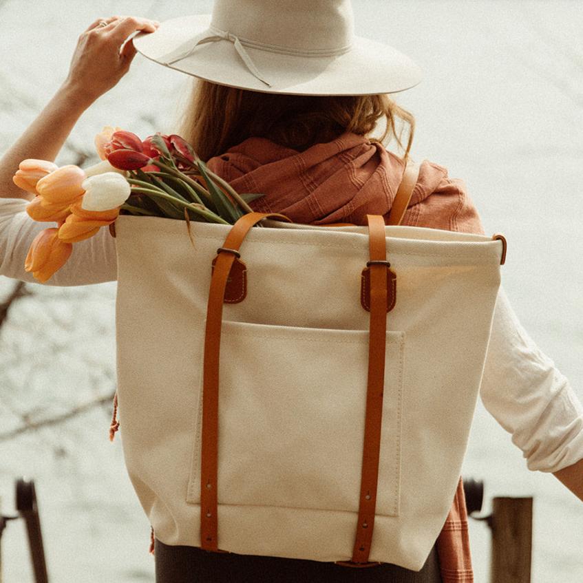 Canvas Crossroads Backpack Tote