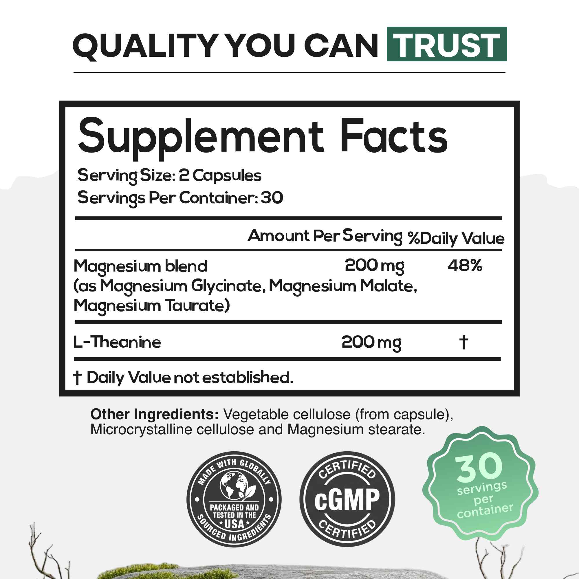 Wild Triple-Magnesium Complex & L Theanine
