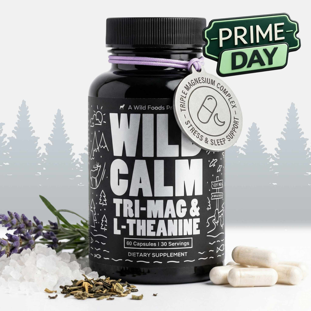 Wild Triple-Magnesium Complex & L Theanine