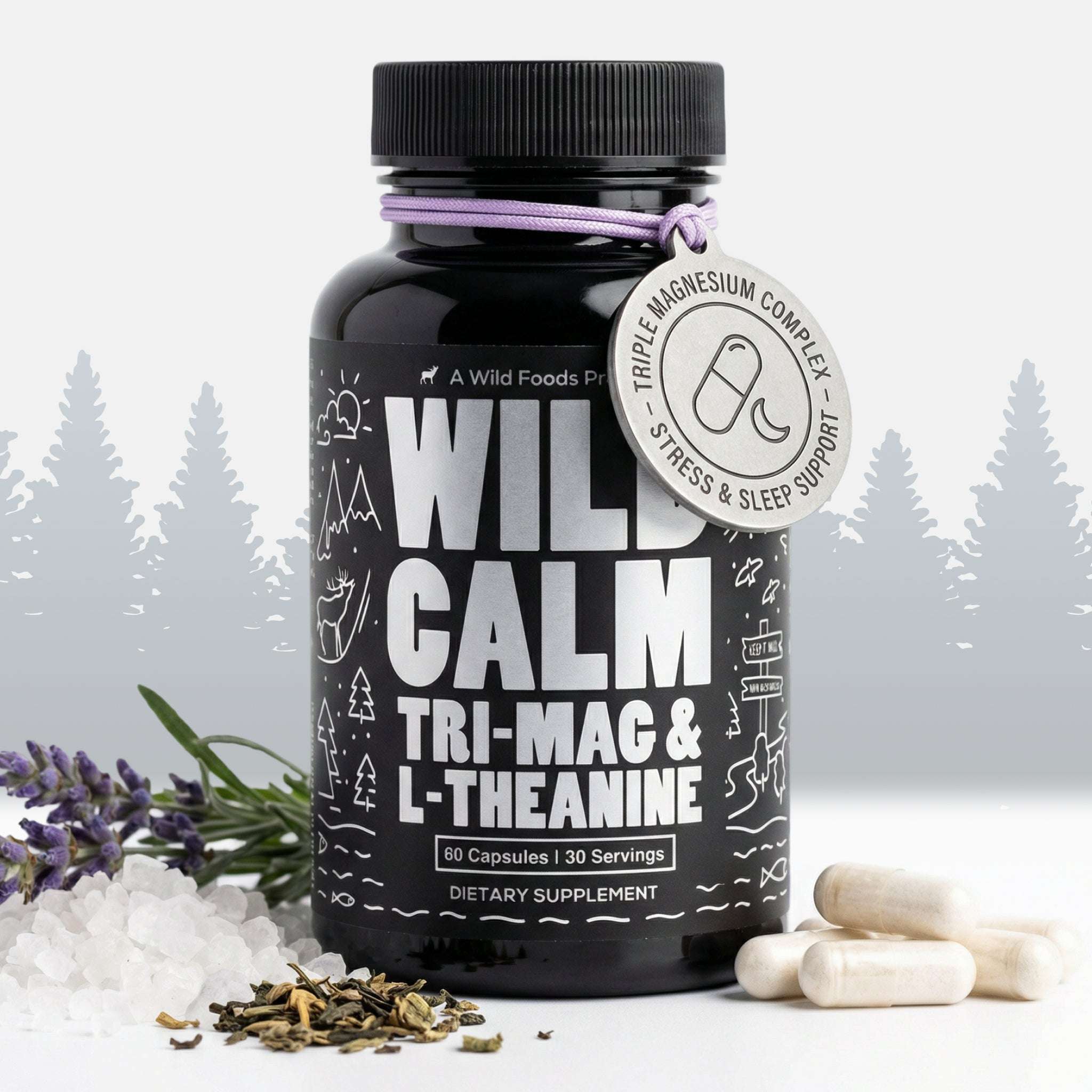 Wild Triple-Magnesium Complex & L Theanine