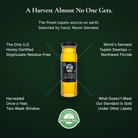 Raw Tupelo Honey Glass Jar