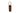 A red wine bottle sits inside a brown leather wine tote with a handle.
