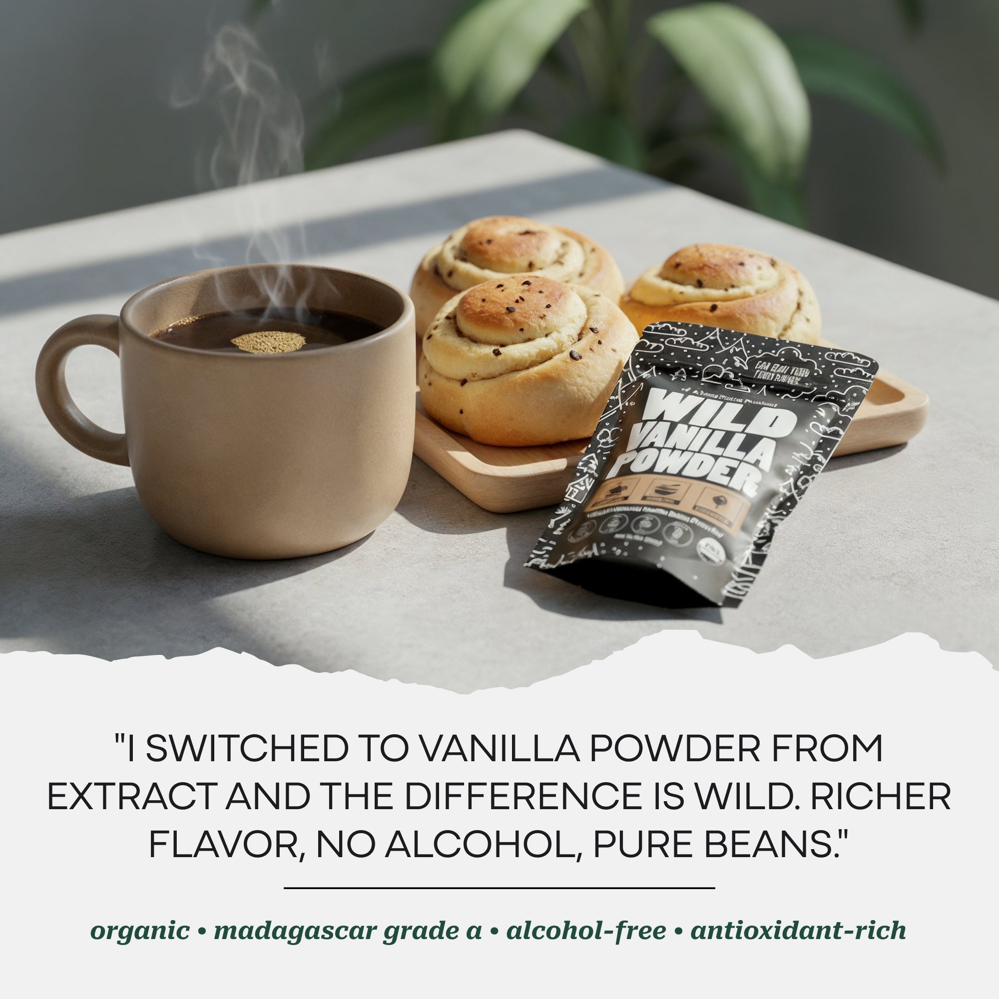 Vanilla Powder - Organic Ground Whole Vanilla Beans
