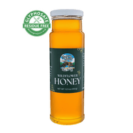 Raw Wildflower Honey Glass Jar