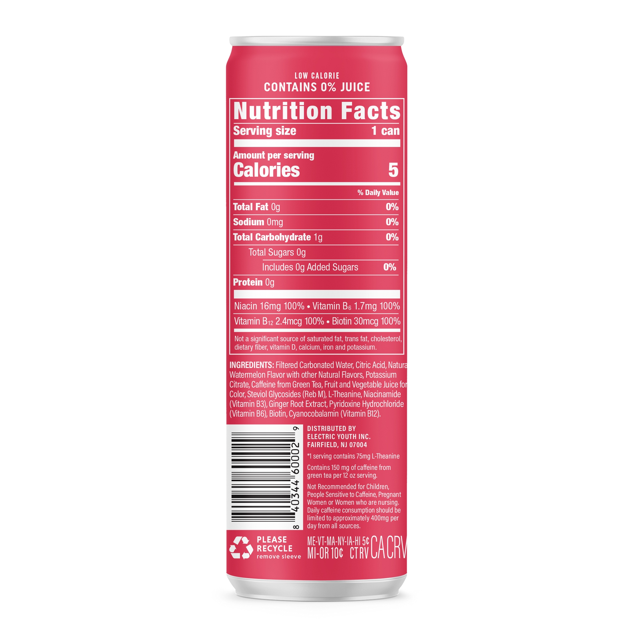Sparkling Watermelon Splash - 12 Pack