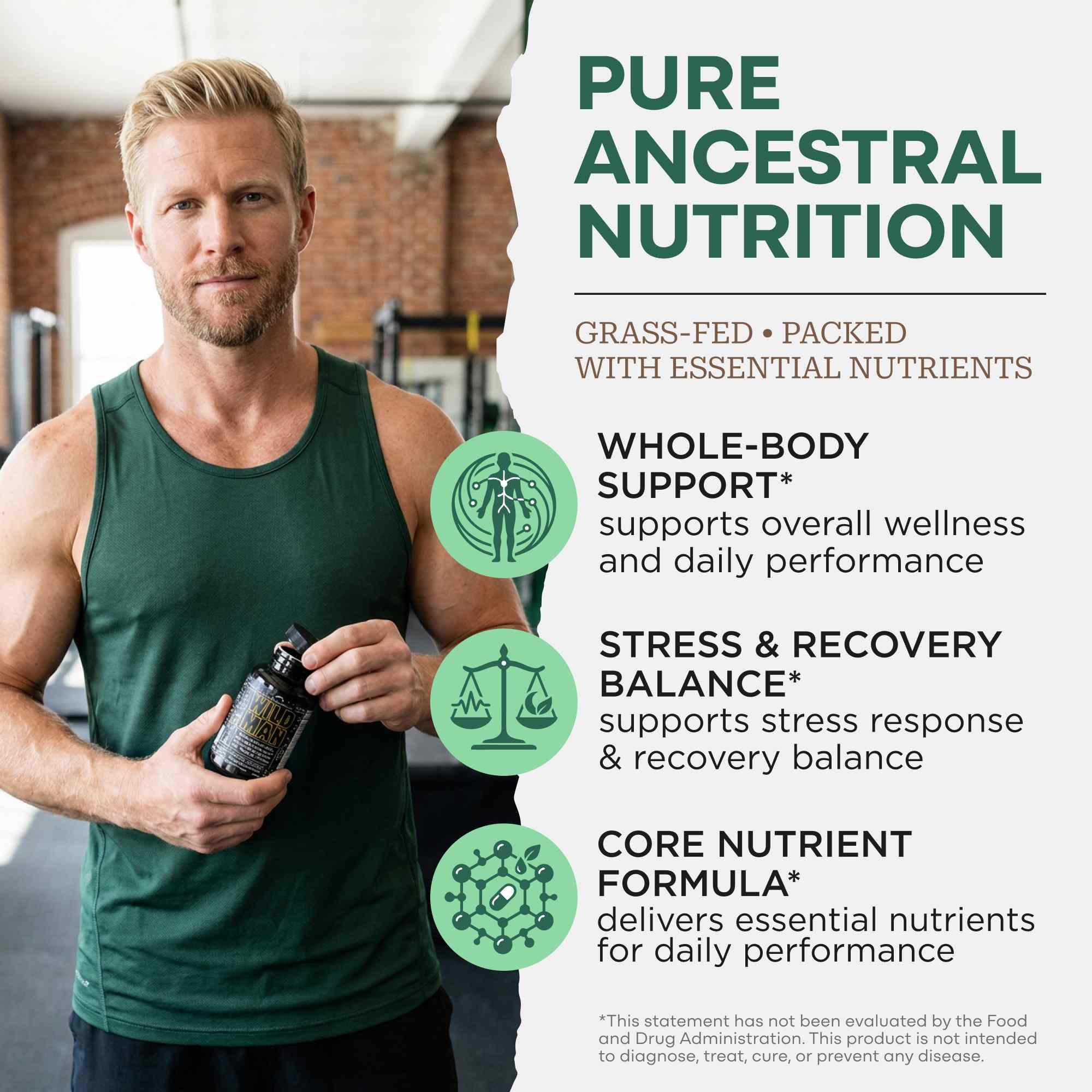Wild Man Herbal Stack – Male Hormone Balance & Performance