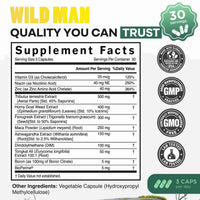 Wild Man Herbal Stack – Male Hormone Balance & Performance