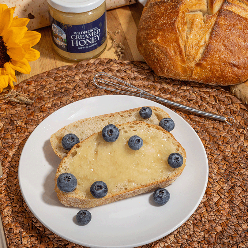 Raw Wildflower Creamed Honey