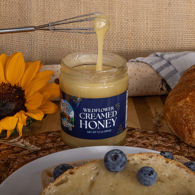Raw Wildflower Creamed Honey