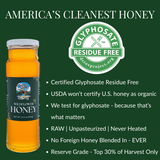 Raw Wildflower Honey Glass Jar