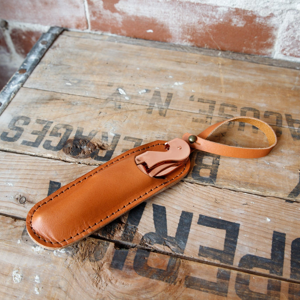 Wine Key with Leather Holster