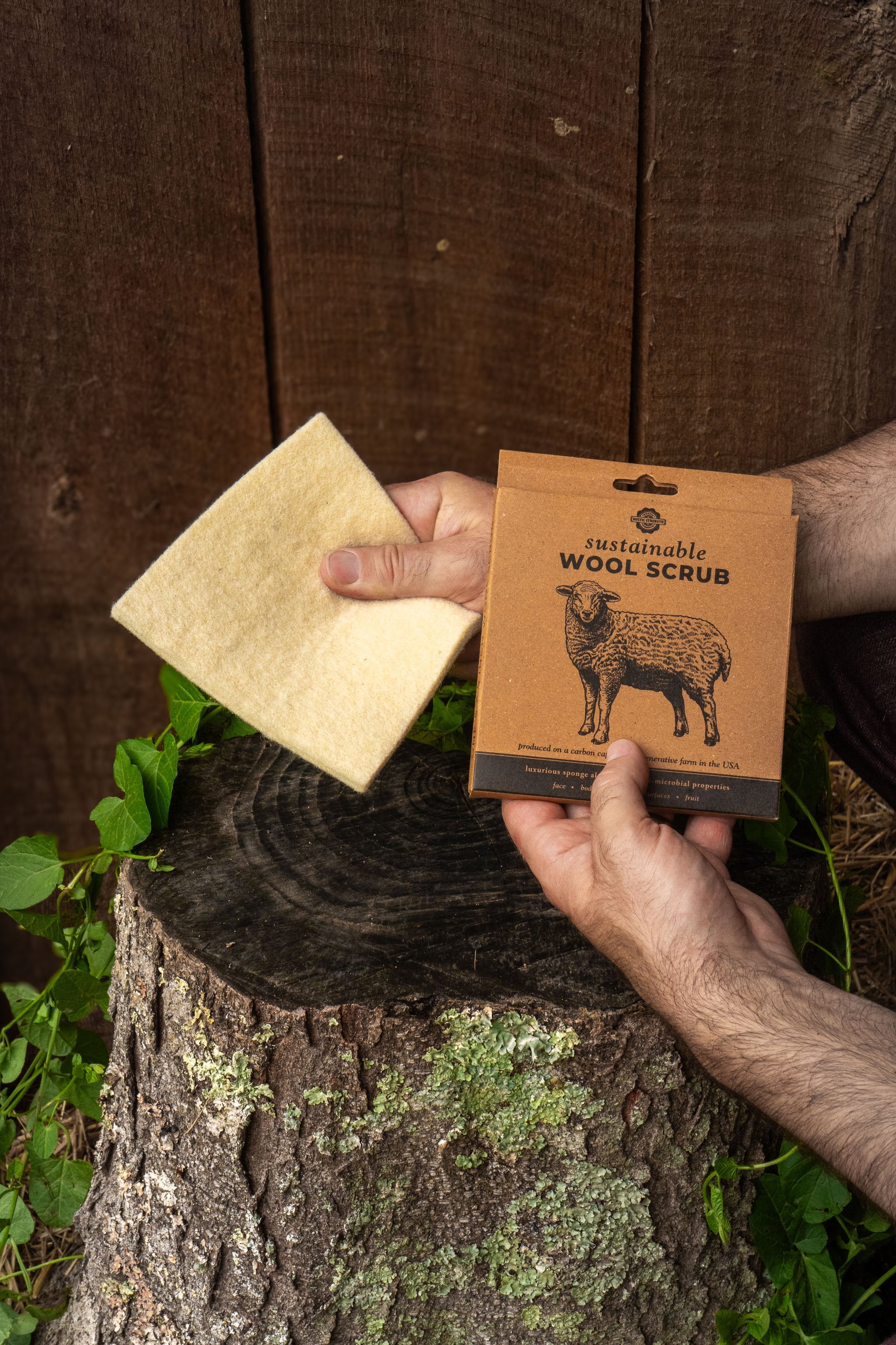 Sustainable Wool Scrub
