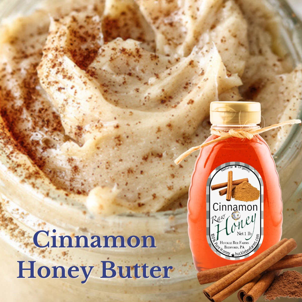 Raw Cinnamon Infused Honey