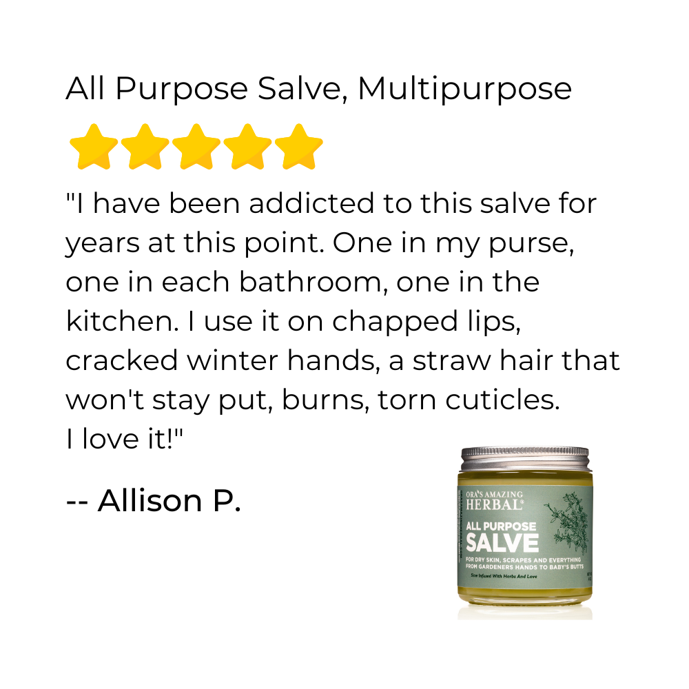 All Purpose Salve, Herbal Salve with Comfrey & Tea Tree Oil