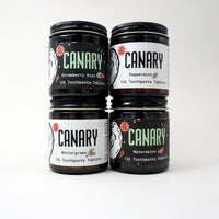 Canary Toothpaste Tablets – 4 Pack Sampler