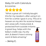 Baby Oil with Calendula and Licorice
