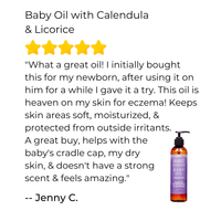 Baby Oil with Calendula and Licorice