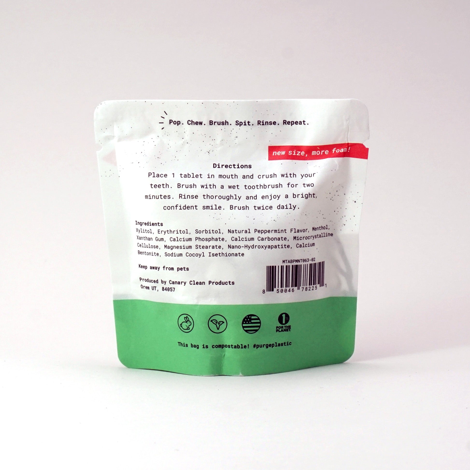 Peppermint Toothpaste Tablets