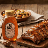 Raw Bourbon Infused Honey