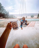 Indoor Swing – French Gray Buffalo Check
