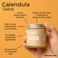 Calendula Salve with Castor Oil and Licorice