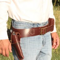 Single Drop Buscadero Belt - 2.75"