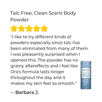 Talc Free Body Powder, Clean Scent