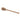 A wooden honey dipper sits against a bright white background.
