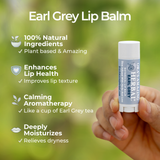 Natural Lip Balm, Herbal Infused, Earl Grey