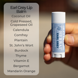 Natural Lip Balm, Herbal Infused, Earl Grey