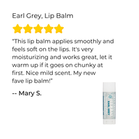 Natural Lip Balm, Herbal Infused, Earl Grey